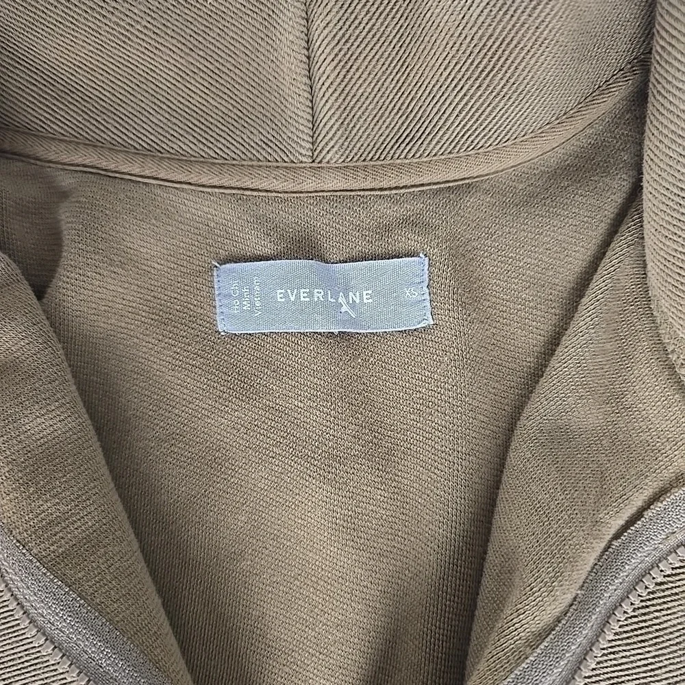 Everlane Mens Quarter Zip‎ Pullover Sweater XS Brown Casual Workwear Holiday